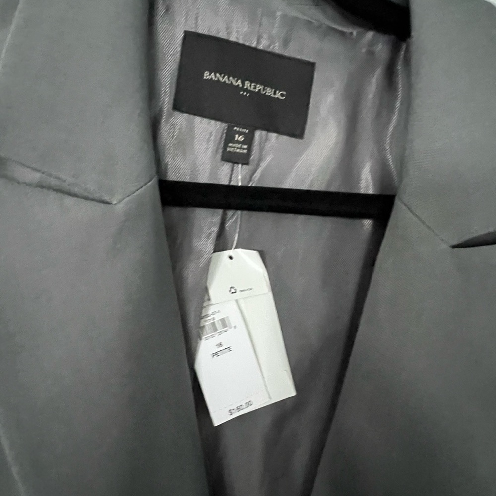 Gray banana republic blazer